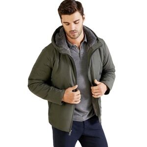 Zachary Prell Hooded Jacket Size Large